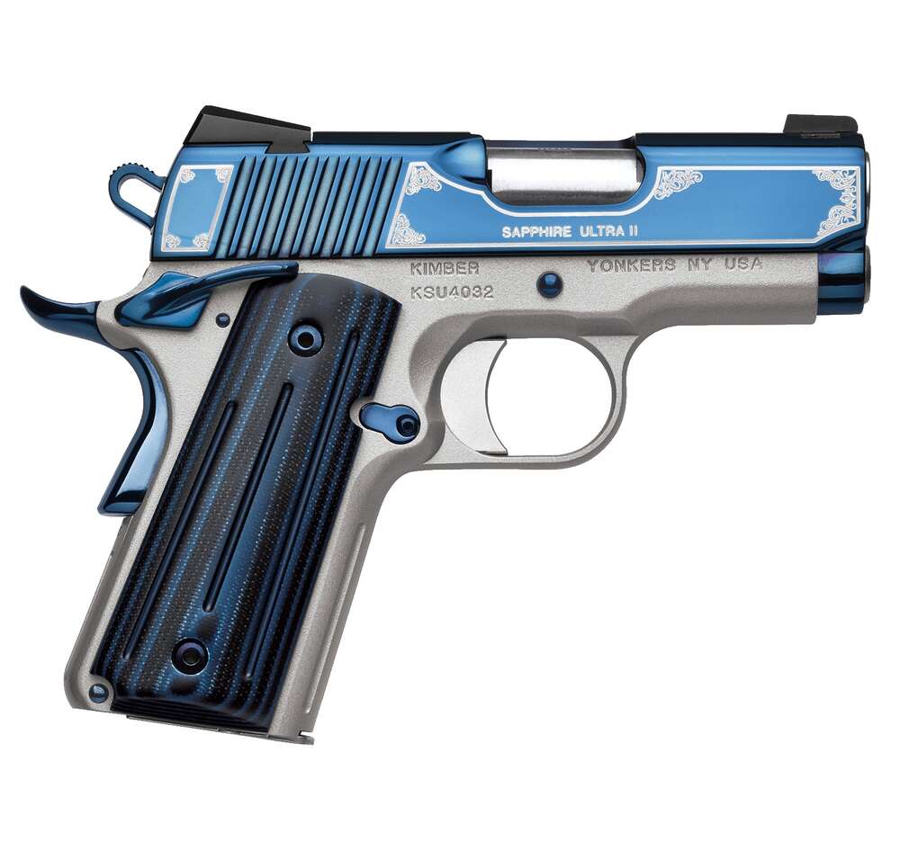 Handguns Kimber America Sapphire Ultra II 9mm KMB SAPH ULT II 1911 9MM 3 8R • Model: Sapphire Ultra II